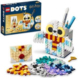 Lego Dots 41809 Hedwig Pencil Holder Harry Potter Owl Desk Decor (518 Pieces) for 6+ Years
