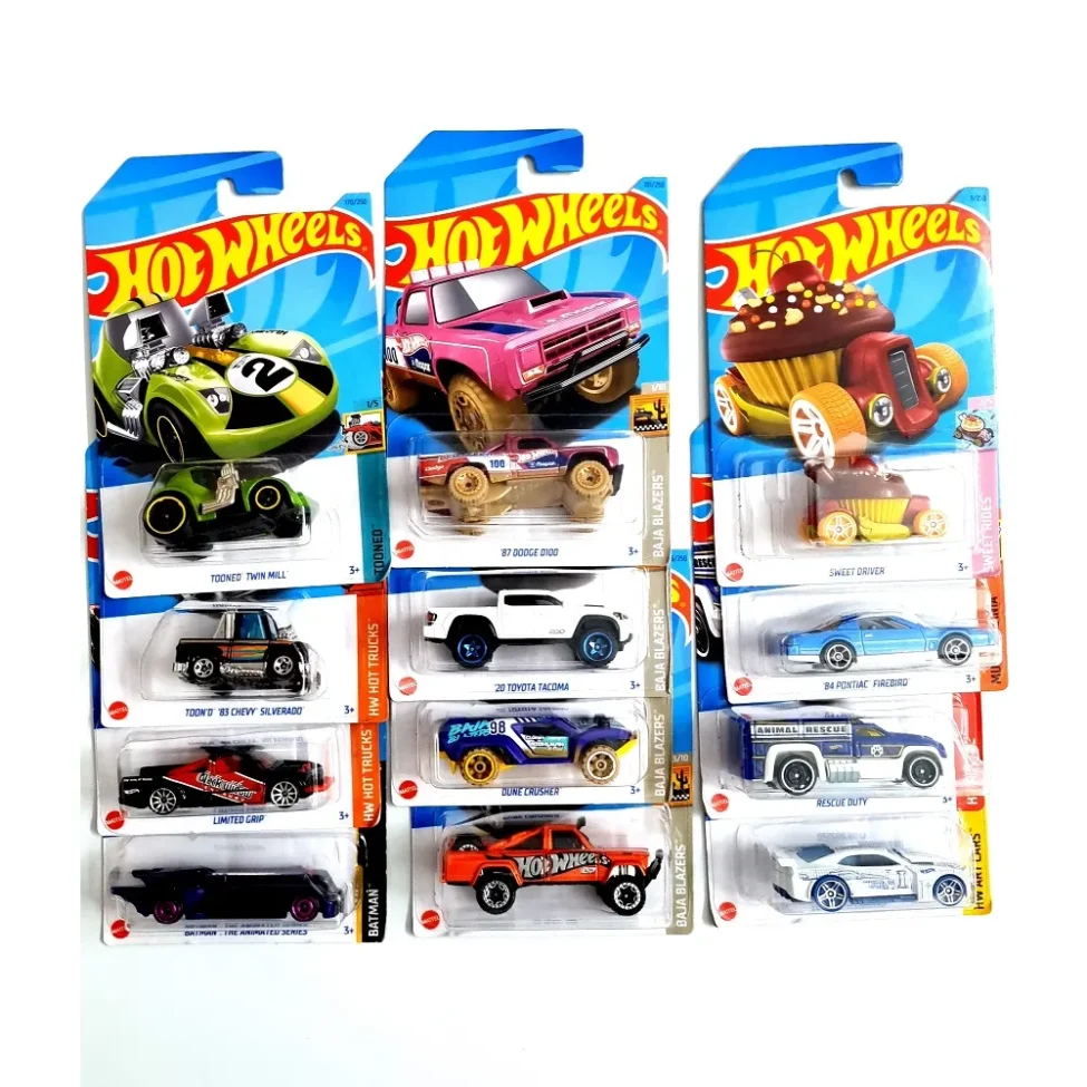 Hot Wheels Batman Set (2,3,4,5) with 3 Cars 1:64 Diecast Models (Total 7) -  Maya Toys