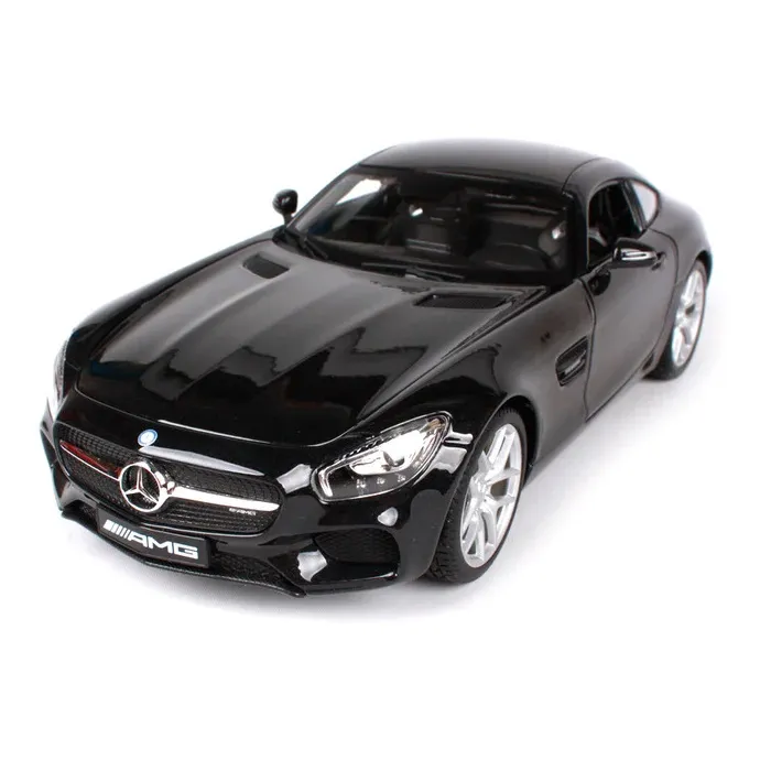 Maisto 1:18 Scale Mercedes-AMG GT Diecast Car Model for Collectors 14+ (Black) - Image 2