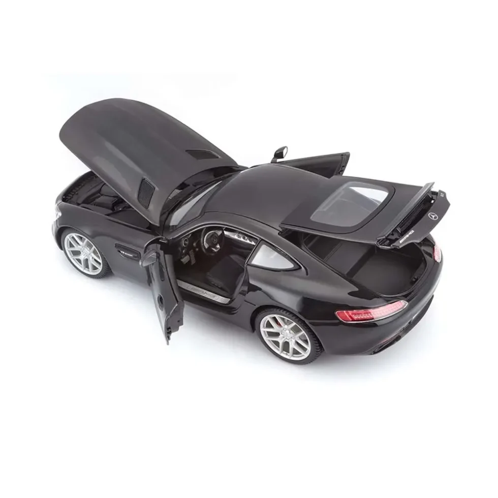 Maisto 1:18 Scale Mercedes-AMG GT Diecast Car Model for Collectors 14+ (Black) - Image 4