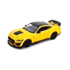Maisto Special Collection 2020 Mustang Shelby GT500 1:18 Scale Diecast Car Model (Yellow)