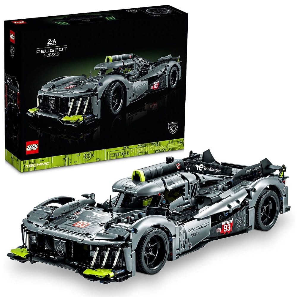 Lego Technic 42156 Peugeot 9x8 24h Le Mans Hybrid Hypercar Building Set for 18+ Years