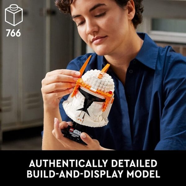 Lego 75350 Star Wars Clone Commander Cody Helmet Building Kit for 18+ Years, Collectible, Display Model - Image 2