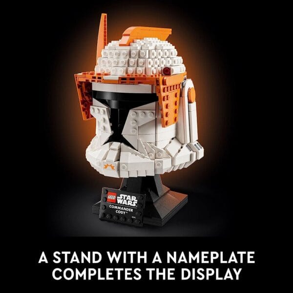 Lego 75350 Star Wars Clone Commander Cody Helmet Building Kit for 18+ Years, Collectible, Display Model - Image 3
