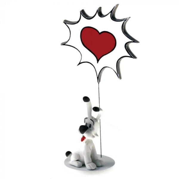 Asterix Series – Collectoys Comic Speech Figure –  Idefix in Love (Resin) 00131