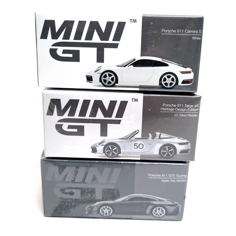 Porsche 911 GT3 white Mini GT 1/64