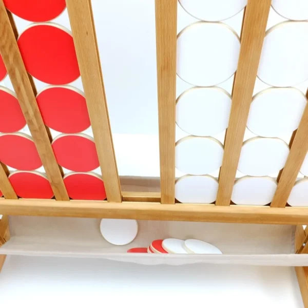 Wooden Plot 4 or Connect 4 XXL Game for School, Play Areas, Offices, Parties & Events (age 5-99 Years) - Image 5