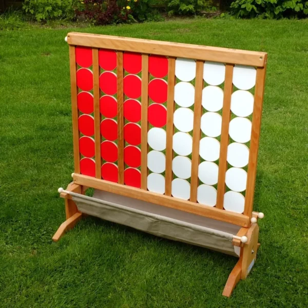 Wooden Plot 4 or Connect 4 XXL Game for School, Play Areas, Offices, Parties & Events (age 5-99 Years) - Image 4