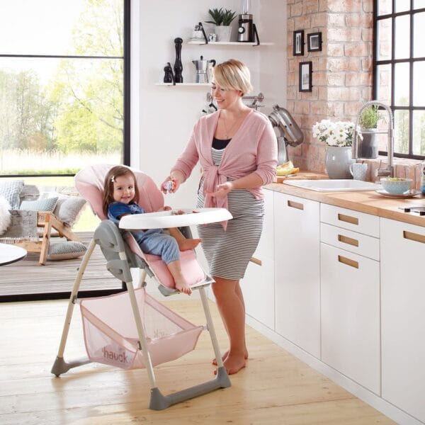 Hauck Sit N Relax High Chair for Baby with Harness System & adjustable height (from 6 m to 15 kgs) - Image 5