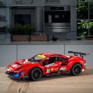 Lego Technic 42125 Ferrari 488 GTE “AF Corse #51” 42125 - Champion GT Series Sports Race Car Building Kit