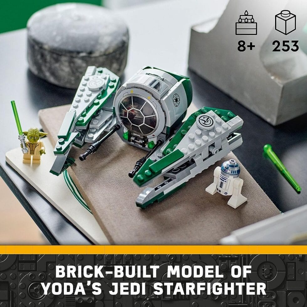 Lego Star Wars 75360 The Clone Wars Yoda’s Jedi Starfighter with Master Yoda Figure - Image 2