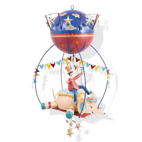 The Elephant & The Clown Hanging by L’oiseau Bateau France