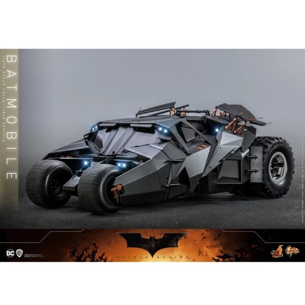 Hot Toys 1/6 Scale Batmobile Collectible Figure for Collectors 15+ Years - Image 2