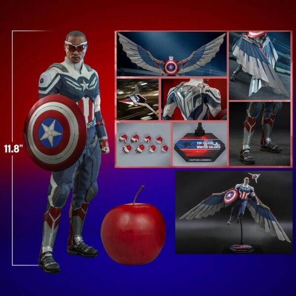 Hot Toys 1/6 Scale Falcon & Winter Soldier - Captain America for Collectors 15+ Years - Image 7
