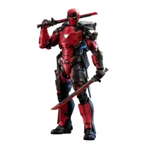 Hot Toys 1/6 Scale Armorized Deadpool Diecast Figure for Collectors for 15+ Years