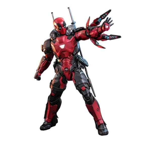 Hot Toys 1/6 Scale Armorized Deadpool (Special) Diecast Collectible Figure for 15+ Years