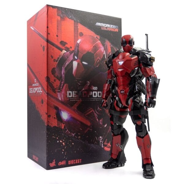 Hot Toys 1/6 Scale Armorized Deadpool Diecast Figure for Collectors for 15+ Years - Image 8