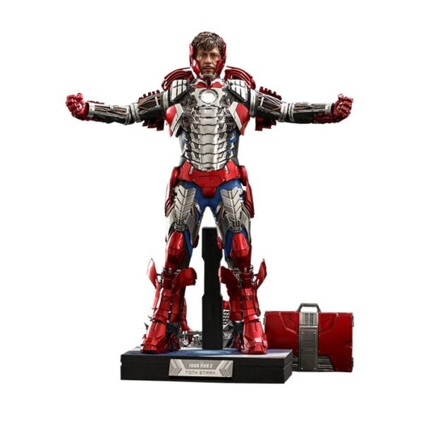Hot Toys 1/6th Scale Iron Man Tony Stark Mark V Suit Up Version Deluxe For Collectors 15+ Years