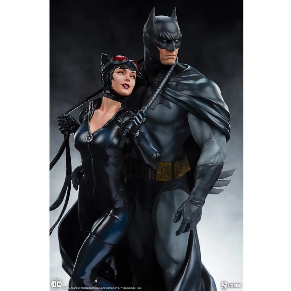 Batman and Catwoman Diorama by Sideshow Collectible Figure (Height 51 ...