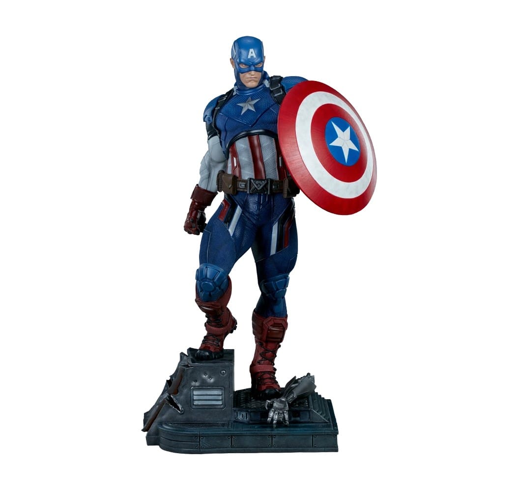 Captain America Premium Format Figure By Sideshow Collectibles Height Captain America Premium Format Figure By Sideshow Collectibles Height