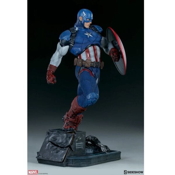 Captain America Premium Format™ Figure by Sideshow Collectibles (Height 53 cms) Limited Edition - Image 6
