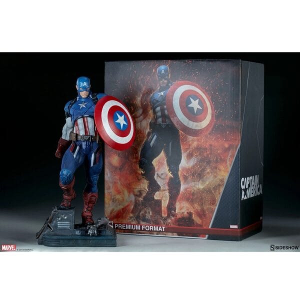 Captain America Premium Format™ Figure by Sideshow Collectibles (Height 53 cms) Limited Edition - Image 7