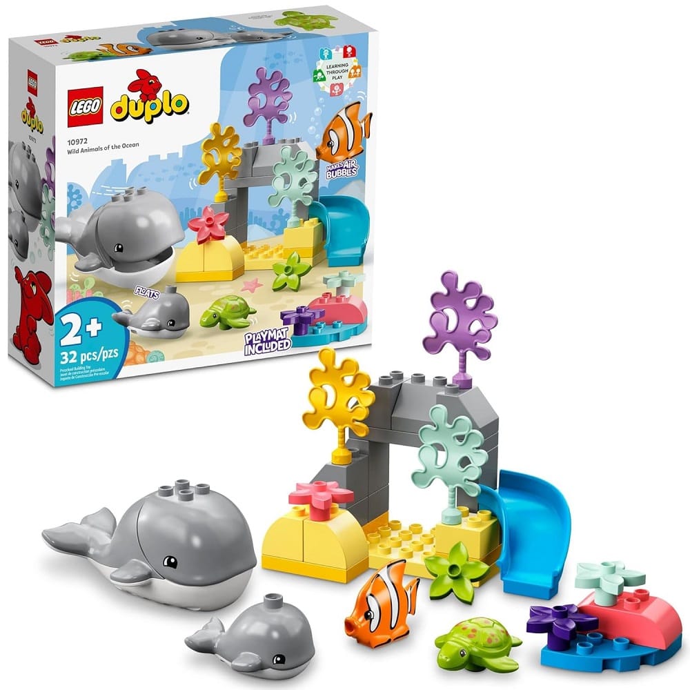 Lego Duplo 10972 Wild Animals Of the Ocean Building Set for Toddlers