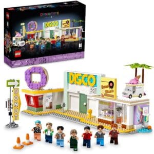 Lego Ideas 21339 BTS Dynamite Model kit with 7 Minifigures of The Famous K-pop Band for 18+