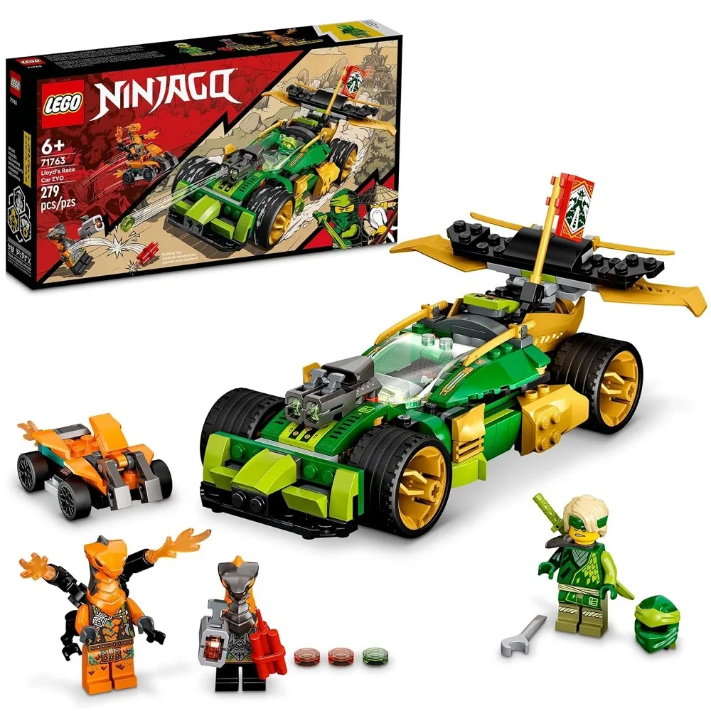 Lego Ninjago 71763 Lloyd's Race Car EVO Building Set for 6+ Years