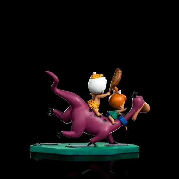 Iron Studios 1/10 Art Scale Dino, Pebbles, Bamm-Bamm Statue - The Flintstones for Collectors - Image 5