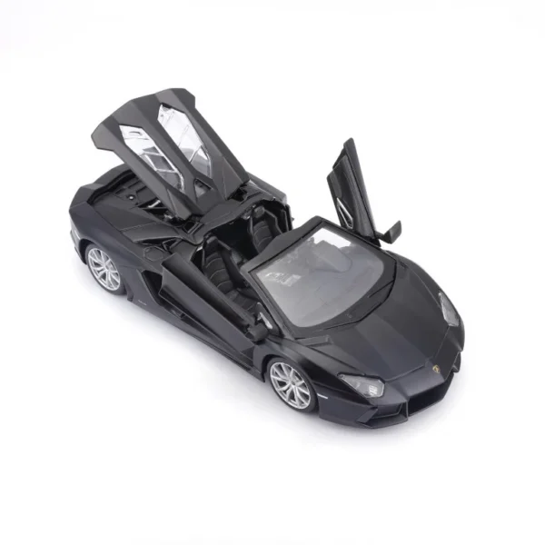 Maisto 1/24 Scale Lamborghini Aventador Roadster (Black) Diecast Car Model for 14+ Years - Image 9