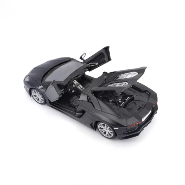 Maisto 1/24 Scale Lamborghini Aventador Roadster (Black) Diecast Car Model for 14+ Years - Image 8