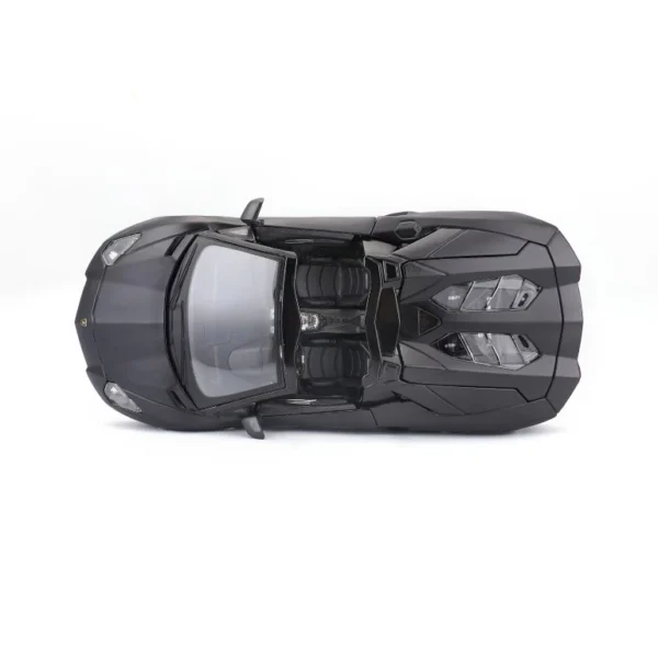 Maisto 1/24 Scale Lamborghini Aventador Roadster (Black) Diecast Car Model for 14+ Years - Image 2