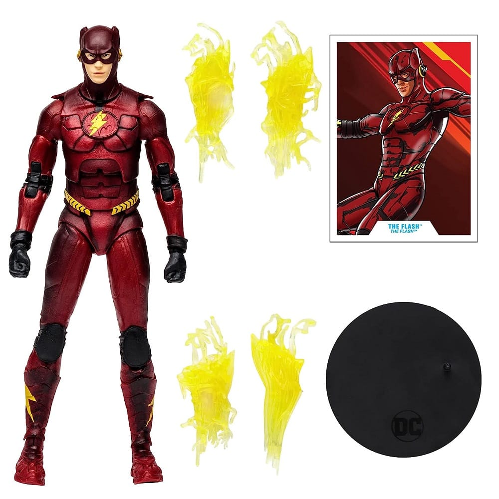 McFarlane - DC Multiverse - The Flash Movie 7" Action Figure - The Flash Batman Costume - Image 6