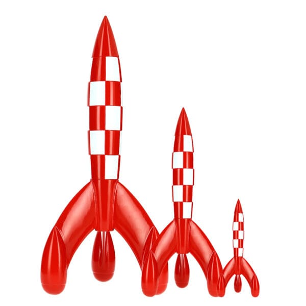 Tintin Rocket from the Album Explorers of the Moon - Height 150 cms (Made with Resin & Limited Edition) - Image 2