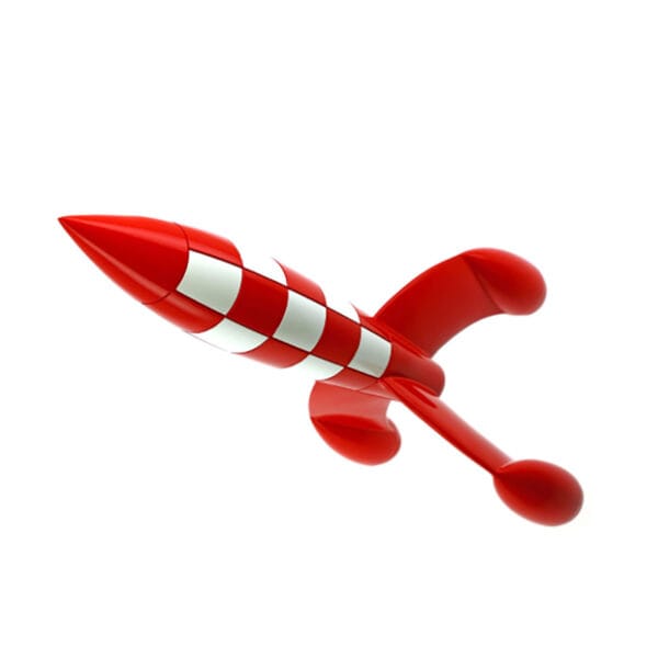 Tintin Rocket from the Album Explorers of the Moon - Height 150 cms (Made with Resin & Limited Edition) - Image 3