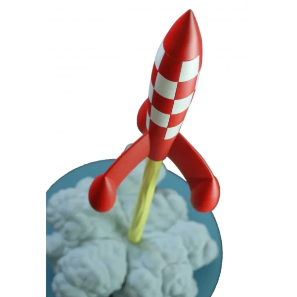 Tintin Series - Prof Calculus - Rocket - on takeoff from Icons Collection - Image 2