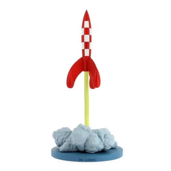 Tintin Series - Prof Calculus - Rocket - on takeoff from Icons Collection