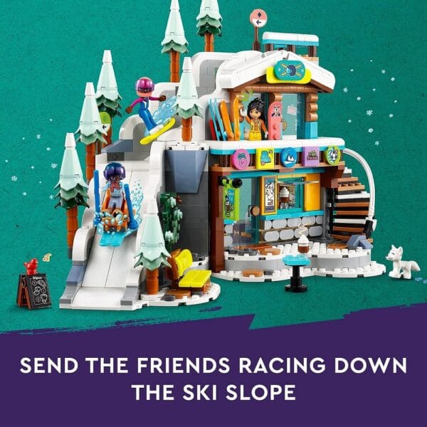 Lego Friends 41756 Holiday Ski Slope and Café 41756 Building Block Set for 9+ Years - Image 3