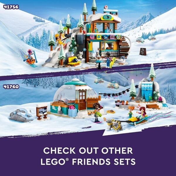 Lego Friends 41756 Holiday Ski Slope and Café 41756 Building Block Set for 9+ Years - Image 4
