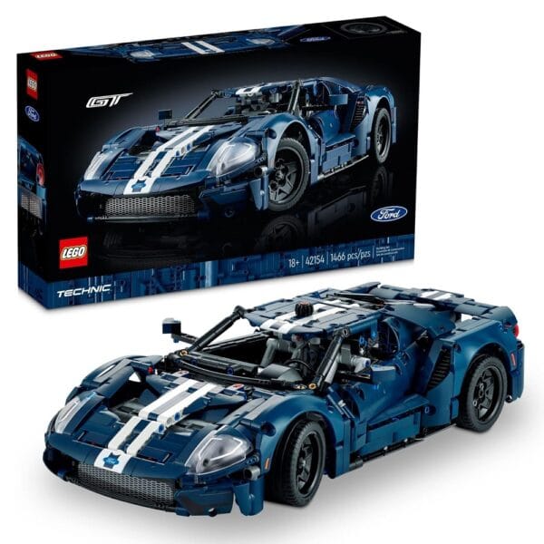 Lego Technic 42154 Ford GT 2022 1:12 Scale Model Building Set for 18+ Years