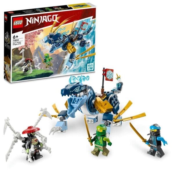 Lego Ninjago 71800 Nya's Water Dragon Evo Building Set for 6+ Years