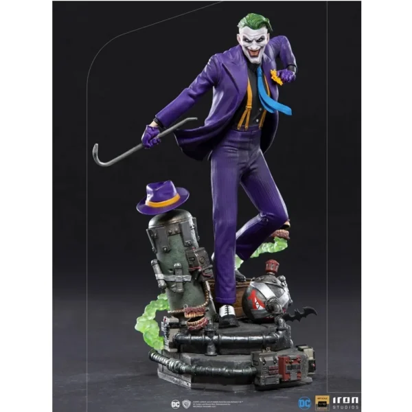 Iron Studios The Joker Deluxe DC Comics Art 1/10 Scale Statue for Collectors 14+ Years (With Additional Heads) - Image 5