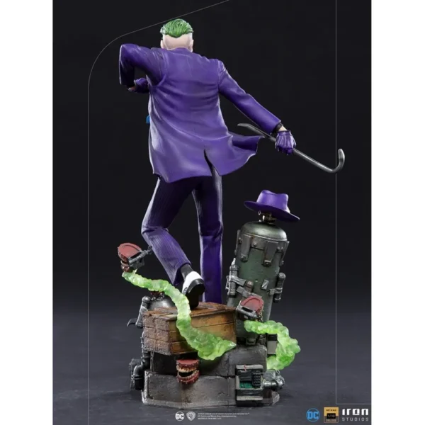 Iron Studios The Joker Deluxe DC Comics Art 1/10 Scale Statue for Collectors 14+ Years (With Additional Heads) - Image 7
