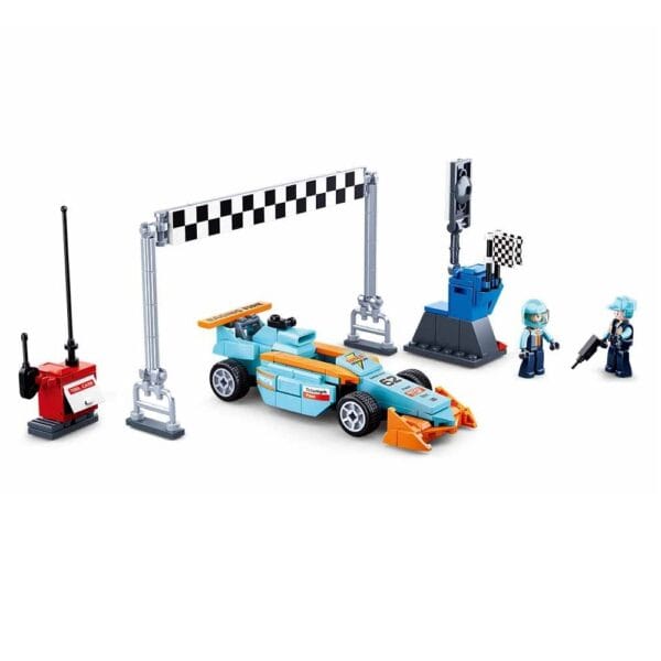 Sluban F1 Small Circuit Building Block Set for 6+ Years - Image 4