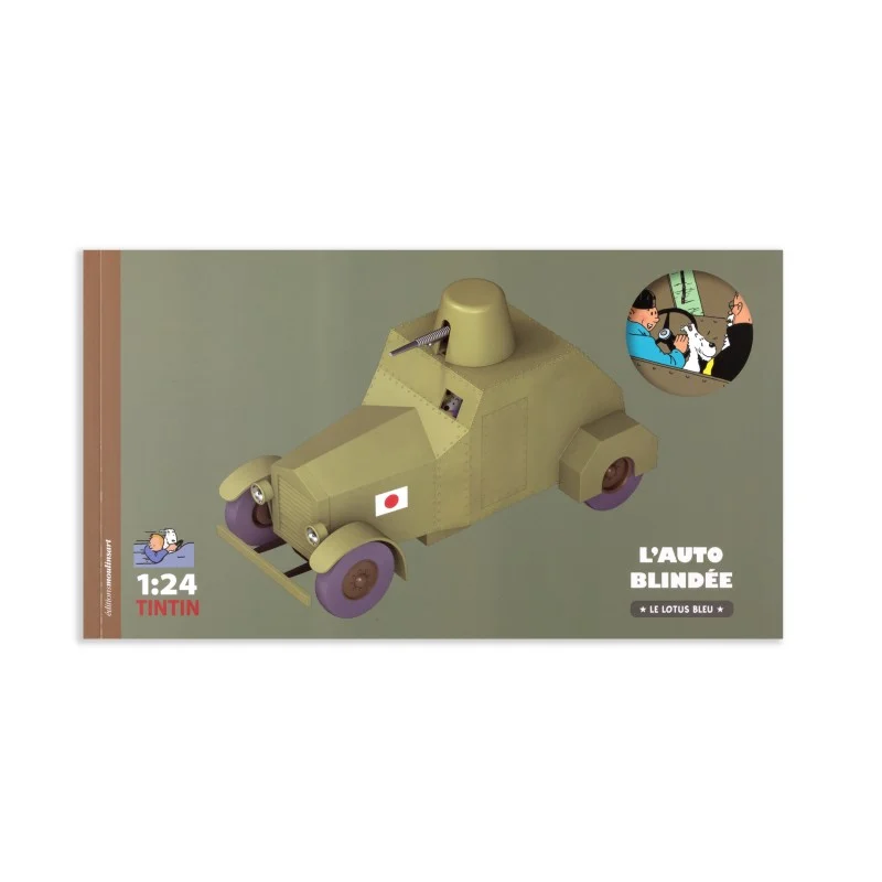 Tintin Car # 42 - The Armoured Car Diecast Model For Collectors - Image 3