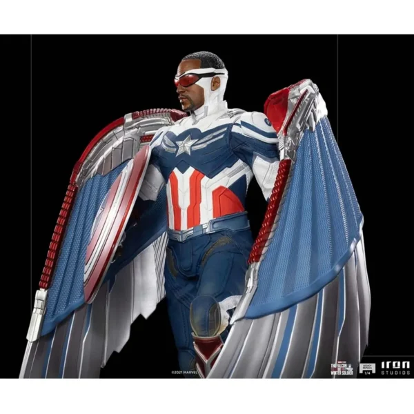 Statue Captain America Sam Wilson (Complete) - Falcon & the Winter Soldier - Legacy Replica 1/4 - Iron Studios - Image 6