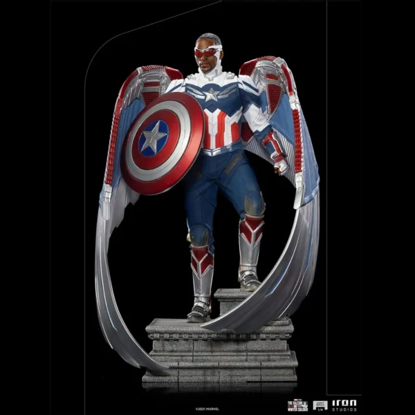 Statue Captain America Sam Wilson (Complete) - Falcon & the Winter Soldier - Legacy Replica 1/4 - Iron Studios - Image 3