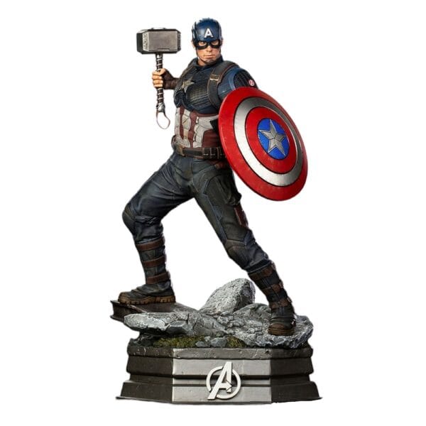 iron studios captain america 1/4 scale infinity saga avengers statue
