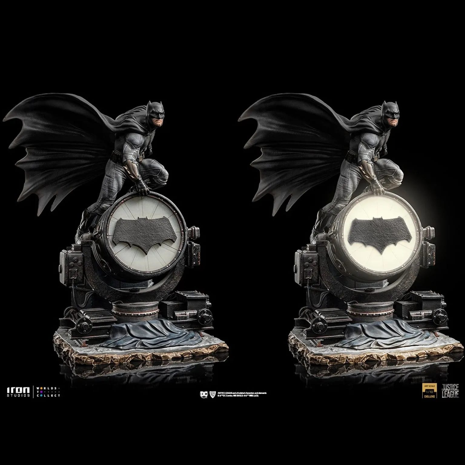 Statue Batman on Batsignal Deluxe - Juistice League - DC Comics - Art Scale 1/10 - Iron Studios - Image 7